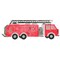 Large Firetruck Wall Stencil | 3306 by Designer Stencils | Reusable Art Craft Stencils for Painting on Walls, Canvas, Wood | Reusable Plastic Paint Stencil for Home Makeover | Easy to Use & Clean Art Stencil